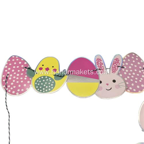 Easter Glitter Banner